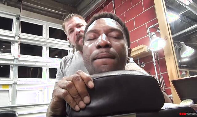 RawDads.com: Barber Romance beside Rocco rubber-free-for-all superb penetrate