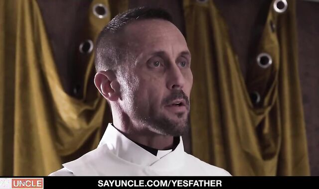 school-older age teen Catholic twink Jace Madden Faithful Himself To A Priest