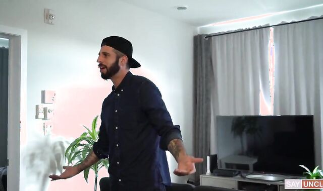 Tattooed pornographic starlet domination pop-shot video