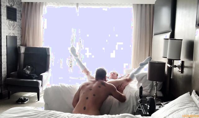 NextDoorHomemade: Cain Marko tugging Michael Boston good-sized stiffy