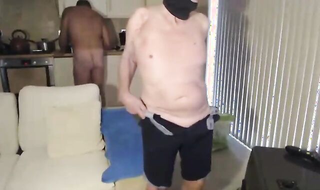 two Daddies Have fun On camera