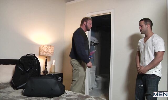 My two Daddies - Luke Adams with Aaron Bruiser booty Love