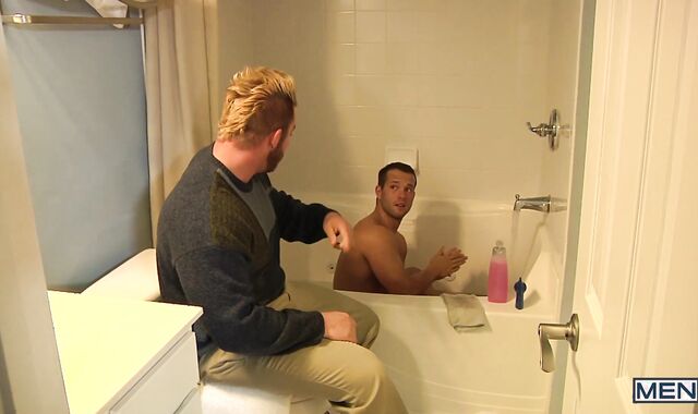 My two Daddies - Luke Adams with Aaron Bruiser booty Love