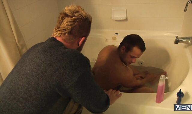 My two Daddies - Luke Adams with Aaron Bruiser booty Love