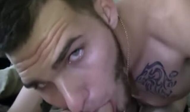 daddy Teaches Tattoo Faggot-for-pay To Be force Bottom