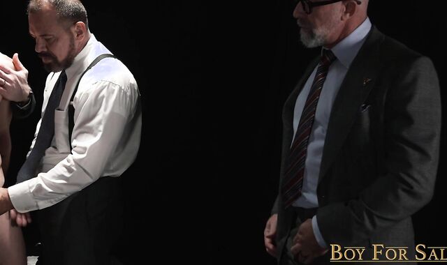 BoyForSale: Sir Charger dressed in suit with The Boy Tom