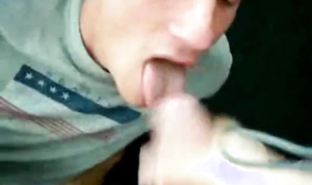 Webcam of Mate JP Eating My Cum