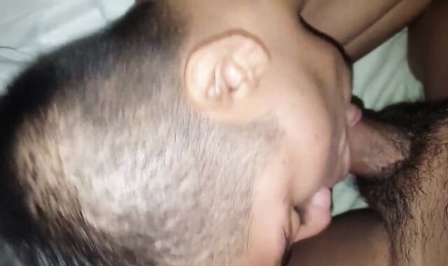 Eating my classmate's cum