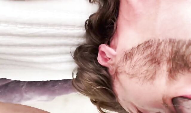 White Greedy slut's magnificent good-sized darksome shaft