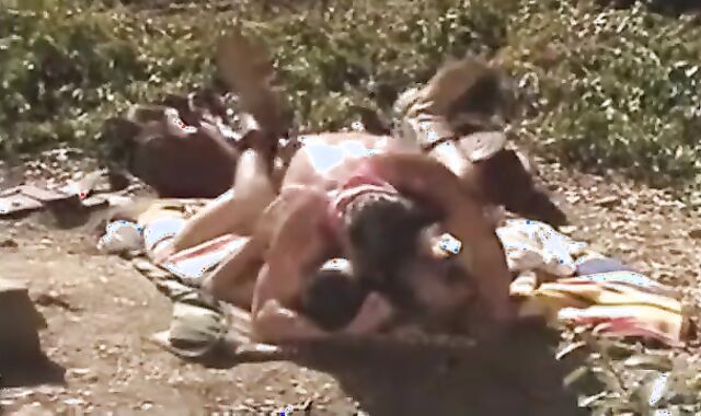 father Riding Cowboy