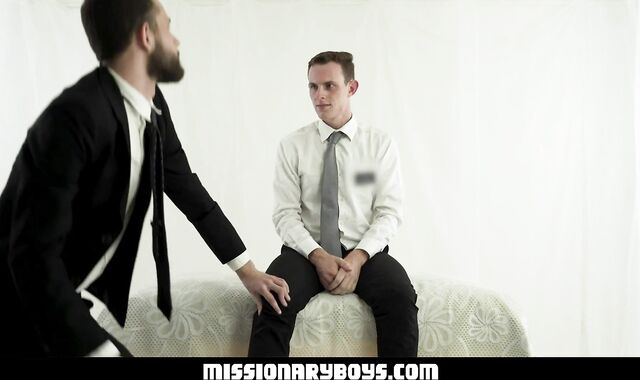 supah-marvelous Missionary twunk acquires Creampied By A Priest