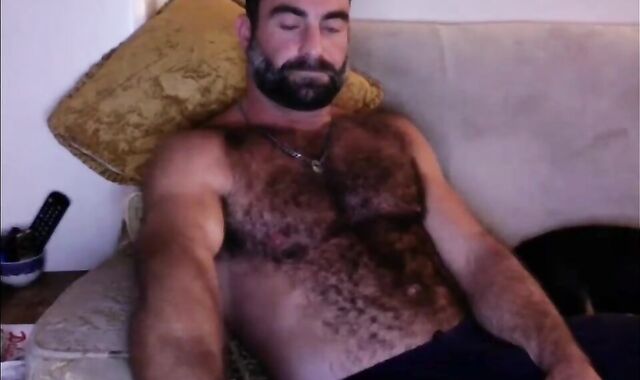 Sunday in nature's apparel Up Dilf Smoking On couch