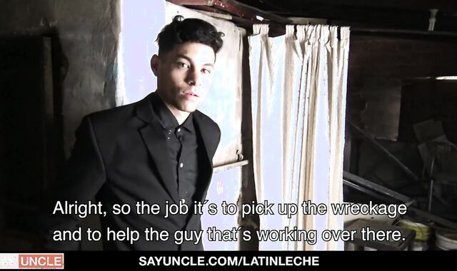 Latino lad Working bare receives Barebacked