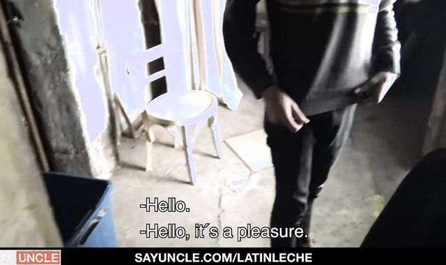 Latino lad Working bare receives Barebacked