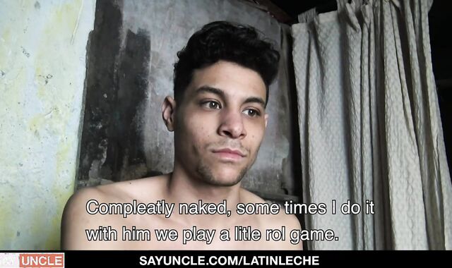Latino lad Working bare receives Barebacked