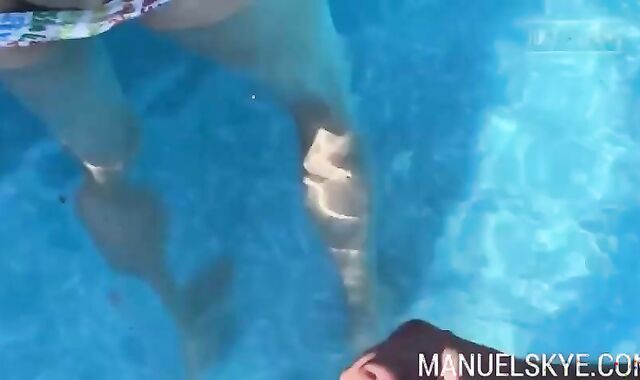 Poolside fuckin'