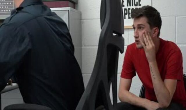 eighteen age teenage twunk Satiates Security Guard