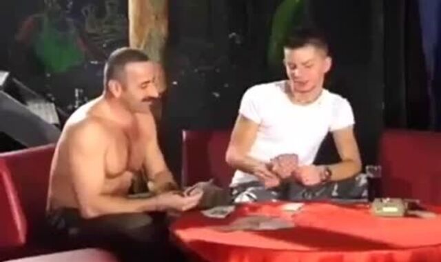 Italian Daddy plumbs GayBoy