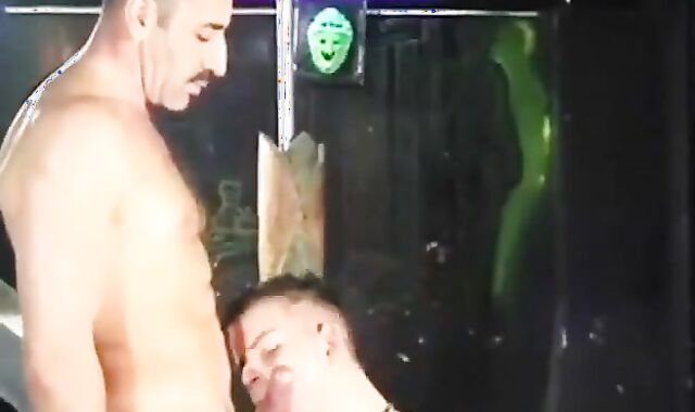 Italian Daddy plumbs GayBoy