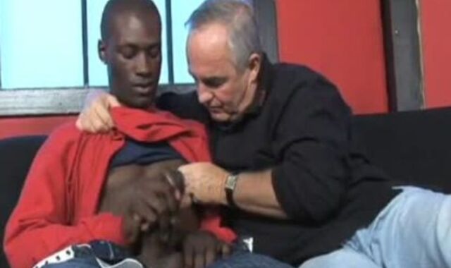 stylish Dad With dark-hued lad