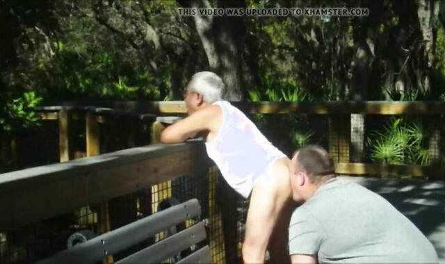 outdoors Scenes Where grandad Sucky-suckys & acquires nailed By chubby