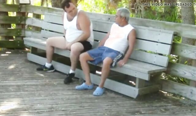 outdoors Scenes Where grandad Sucky-suckys & acquires nailed By chubby