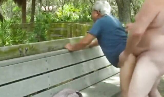 outdoors Scenes Where grandad Sucky-suckys & acquires nailed By chubby