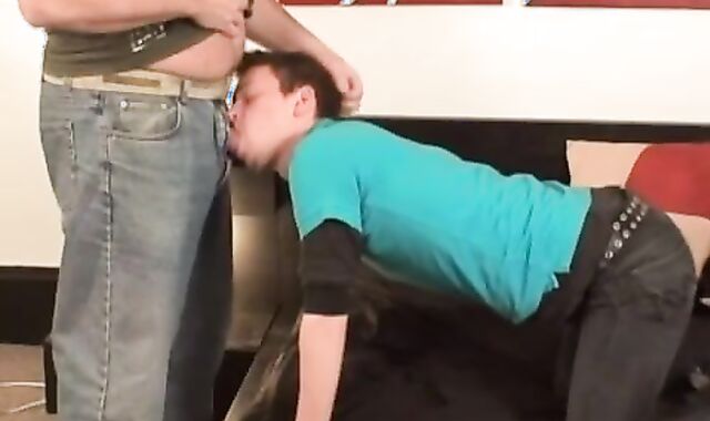 daddy And A lad bare