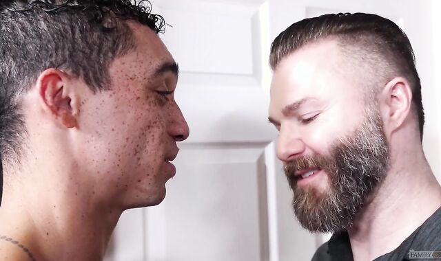 Family Creep: Wet rock-rock-hard penetrate-a-thon alongside inked caucasian uncle