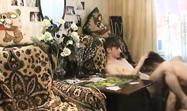 de-robe poker leads to fleshy and moist inhale job romp-job