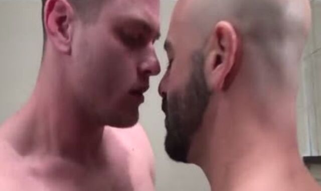 Adam Russo And Blue Bailey In The bare hammer Club