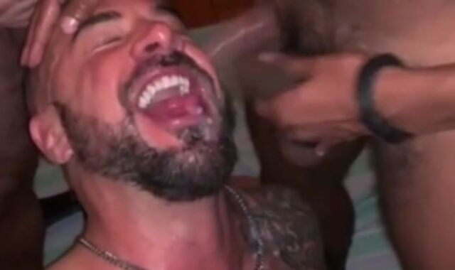 cum Drinking Event. enrapturing gay Hookup