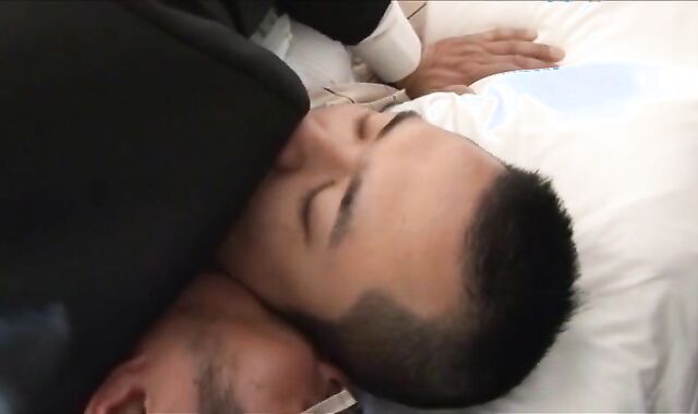 Father Businessmen Having Some pleasure In A Hotel Guest room