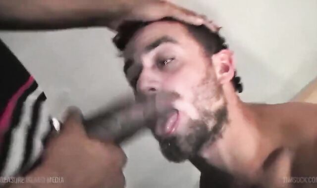 Leon Fox Cannot swallow Such Amonut Of dark-hued cum-pump From manmeat-wringing Javin!!! Fo