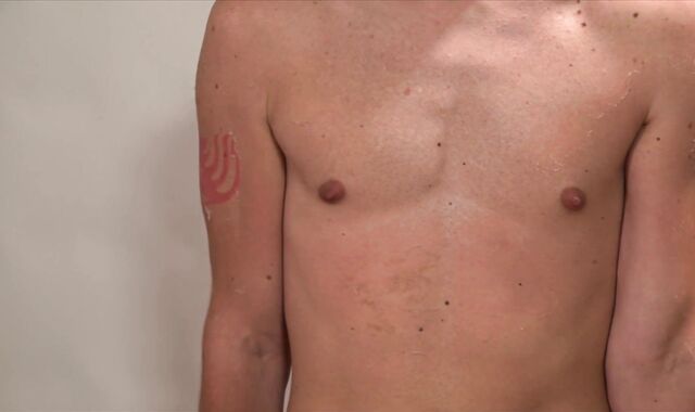 Sans a rubber Me Dad: Youthfull Andres and hairy Alan moist doggy style