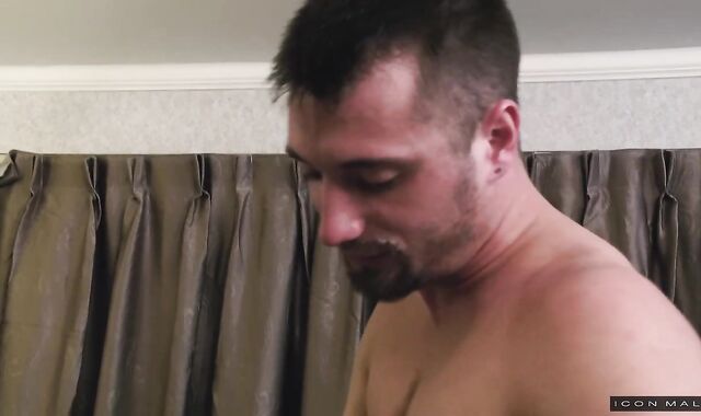 Icon Male - Defined and fur covered DILF Jaxton Wheeler assfuck