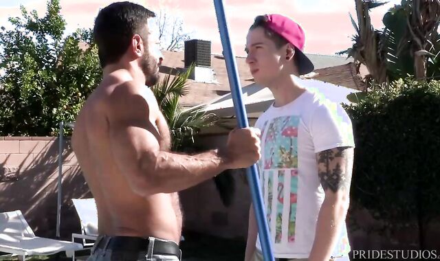 DylanLucas teenie Rides fur covered pumped up Father