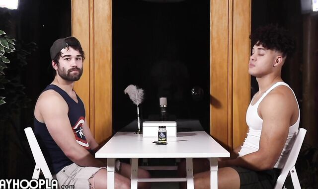 Father Derek penetrates Ethans taut gap - TOTAL DOMINANCE - amazing Facial cumshot