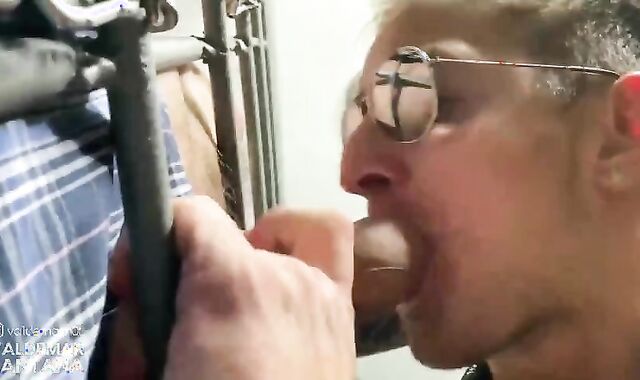 Delicious latino guard smashed by yam-sized firm-on daddy