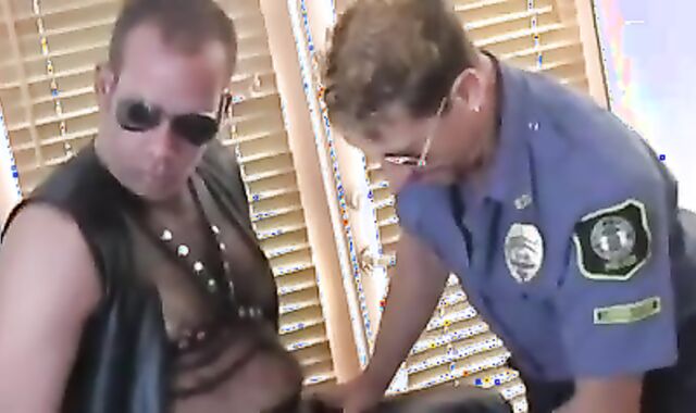 Hook-up In Uniform - Cop & Leather Bear
