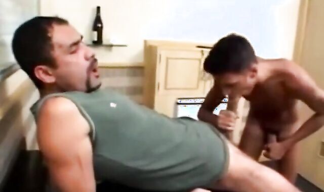 Latino dad And nubile