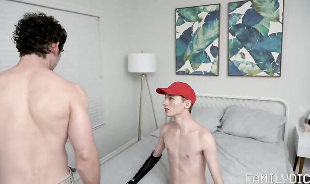 Greg & Justin Dads Turn At Bat