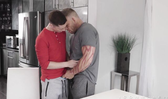 IconMale - Inked Tristan Brazer meatpipe deep-throating analingus