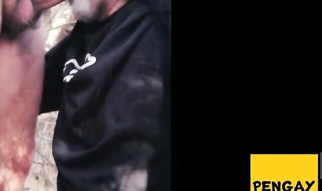 mature man  sexo outdoor