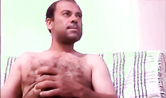 Latin Parent jack off His chunky ramrod And ball butter