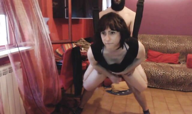 STEFYTRANSVERONA CD TS Fucked on a Swing