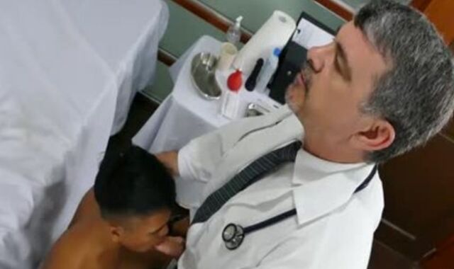 Dad Mike screws oriental twink Mikal