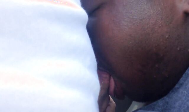 Public BJ From My Chub Slut