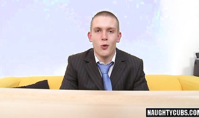 huge schlong Dad Casting With Facial cumshot