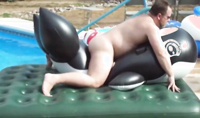 This Inflatable Whale Is One Of My favorite fake-cockes, Particularly When It acquires All Supah-torrid And Sensitive In The Summer Fever